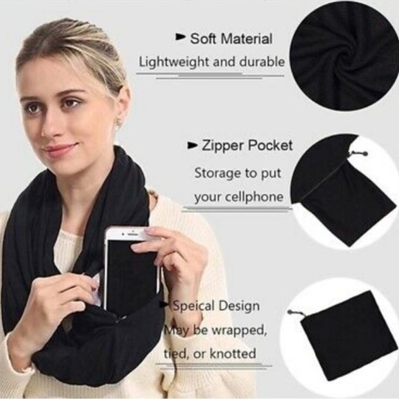 Beyond Yoga Hidden Pocket Infinity Scarf - Picture 2 of 6